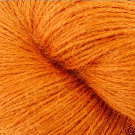 100% Baby Alpaca 1 Kg Orange 2/28Nm