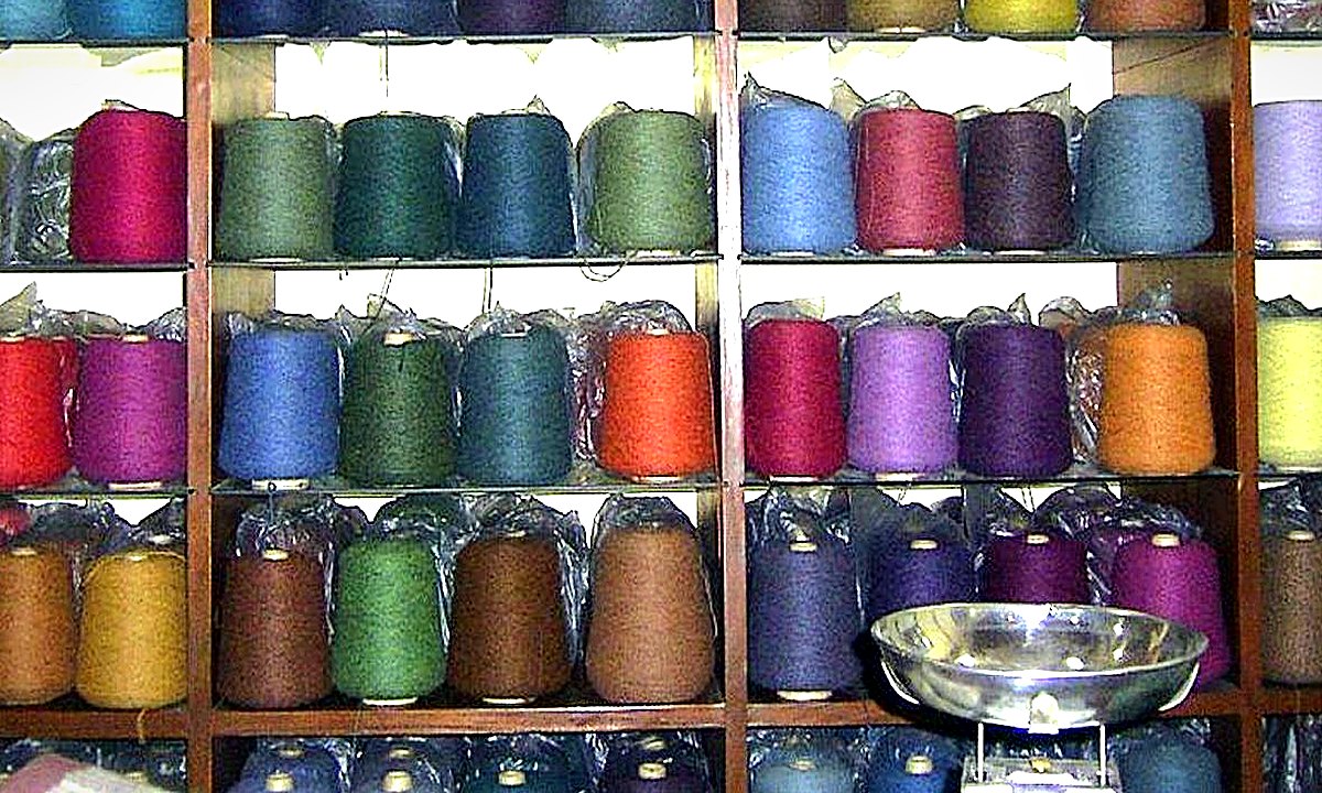 Kleurrijke konen 100% Baby Alpaca breiwol
