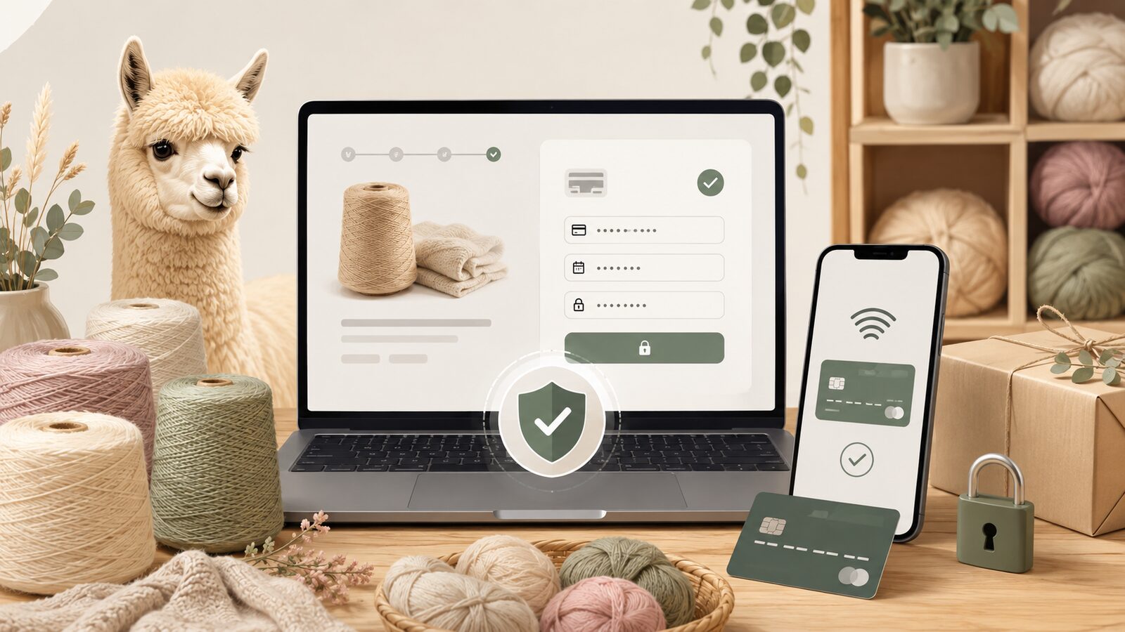 Veilig afrekenen in de Alpaca Winkel met iDEAL, creditcard en meer