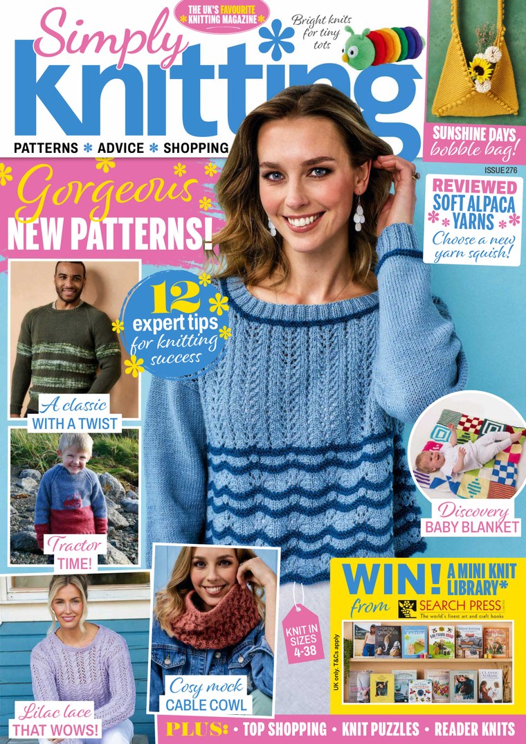 Cover van Simply Knitting nummer 276, mei 2026